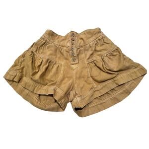 We The Free – Fleur Denim Shorts – Washed Brown – XS